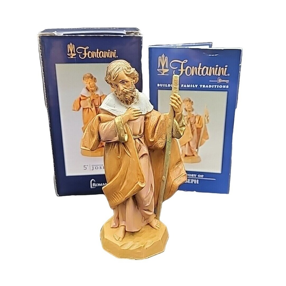 Roman Fontanini Joseph Figurine Nativity Collection 5in w Box Italy